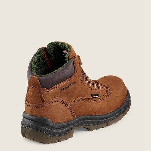 Work Støvler Dame - Red Wing King Toe® - 5-Inch Waterproof Safety Toe - Brune - MEAJBW-905